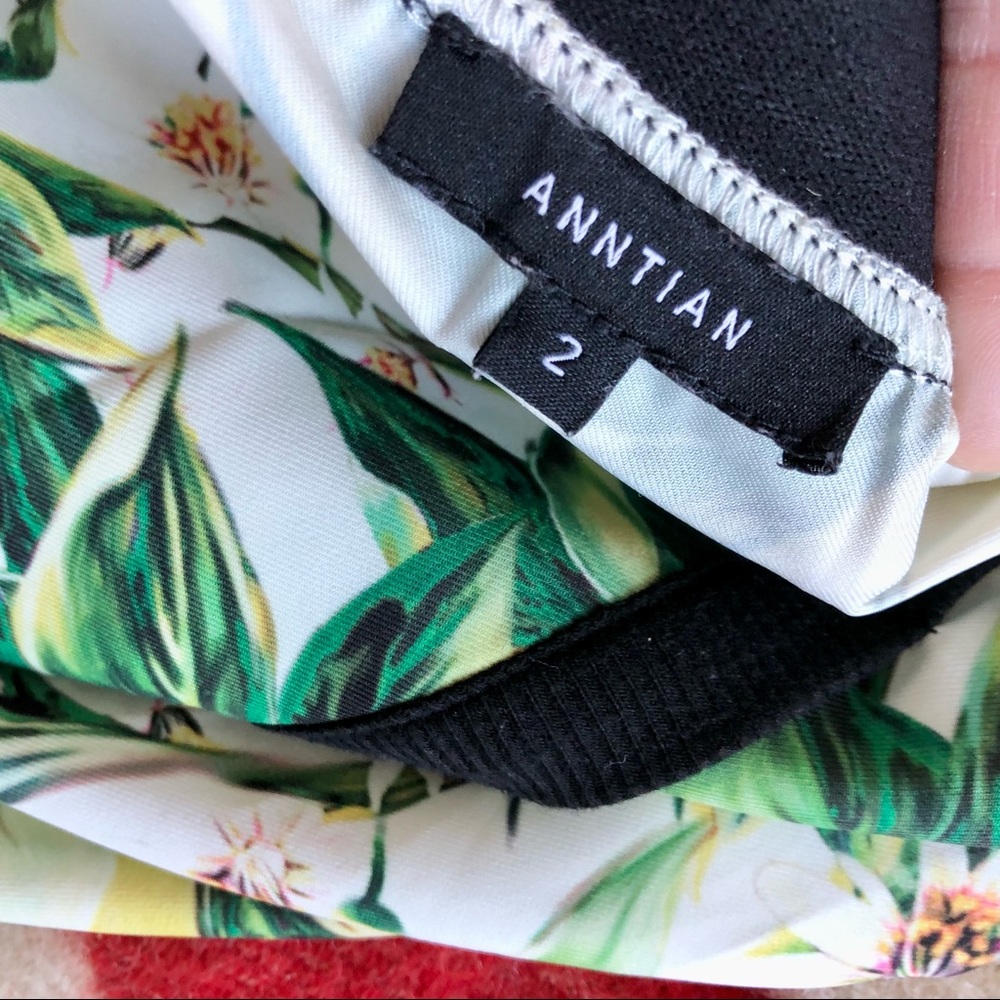 Anntian silk lemon tree print skirt - Picture 6 of 8